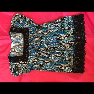 Dress barn floral blouse